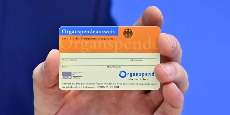 Organspendeausweis