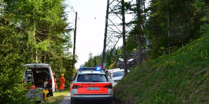 Der Mann stürzte aus einer Höhe von über fünf Metern in die Tiefe. Unfall