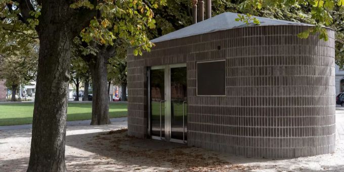 Der neue Pavillon der Oekolampad-Anlage in Basel, am Montag, 27. August 2018. Basel