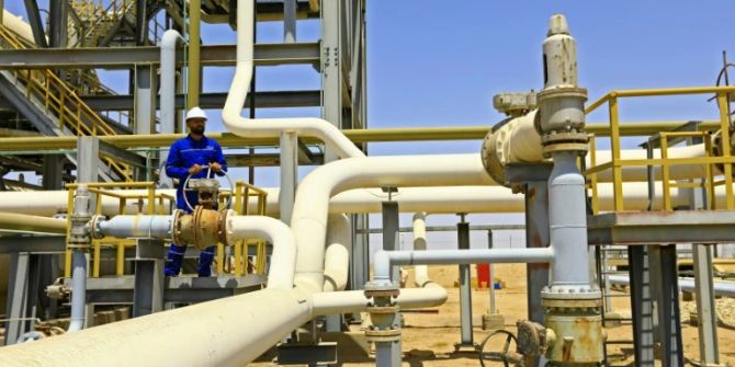 Anlage auf Ölfeld im Irak