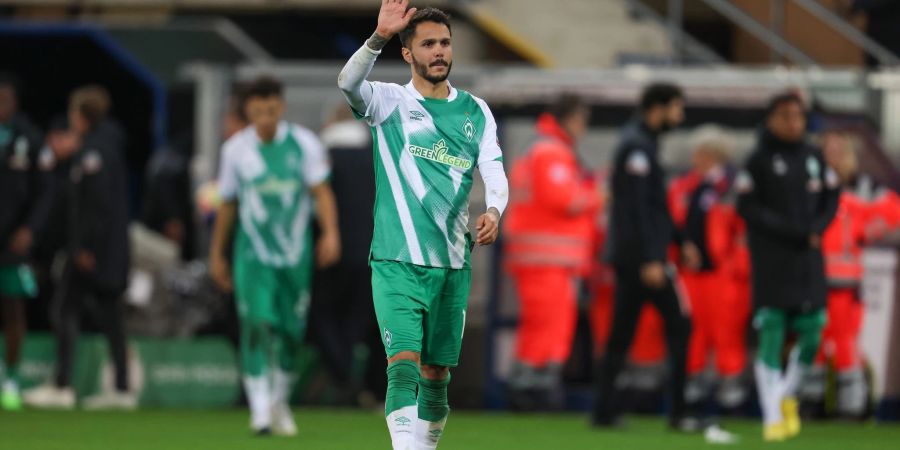 Haderte mit dem VAR beim Pokal-Aus von Werder Bremen: Leonardo Bittencourt.