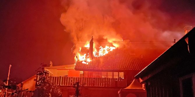 Beim Brand wurde niemand verletzt.