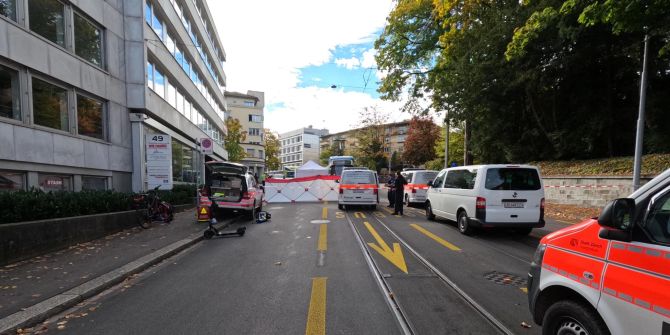 Zürich Tram Unfall