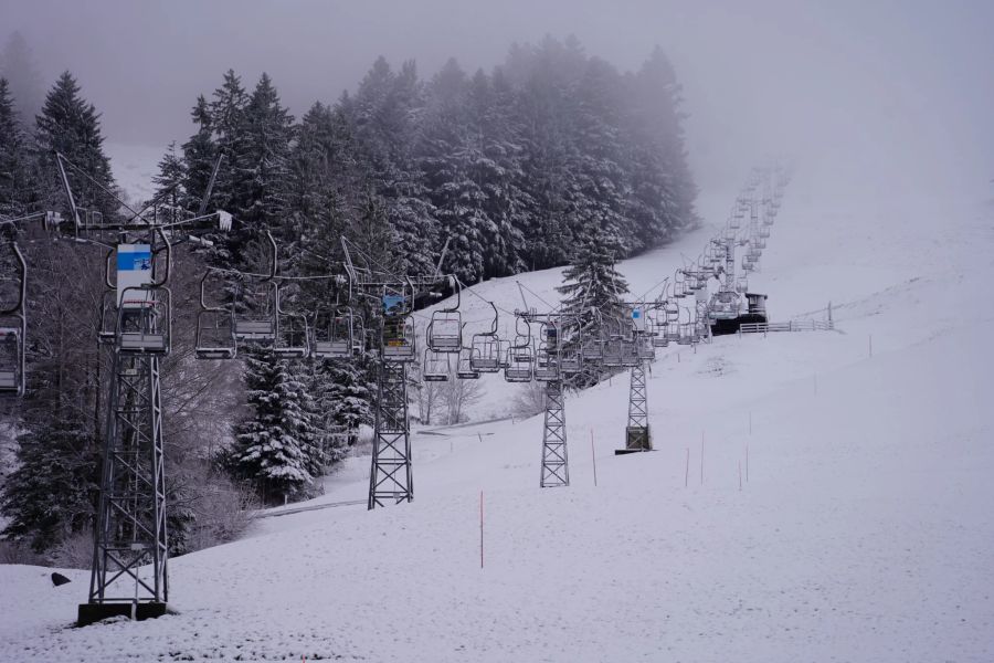 Auch im Atzmännig SG hat es Neuschnee.