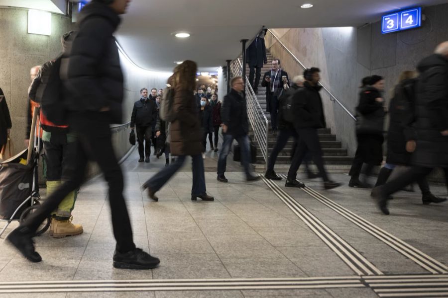 An besagten Nachmittag war es am Bahnhof Bern eher ruhiger als zu den Stosszeiten.