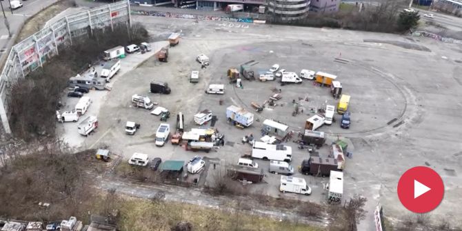 Zürich Hardturmbrache Besetzung