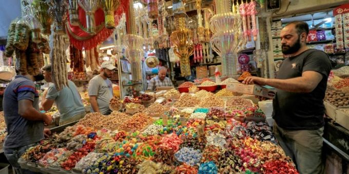 Süsswarenstand im Irak Süsswarenstand im Irak