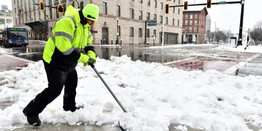 Schnee in Massachusetts