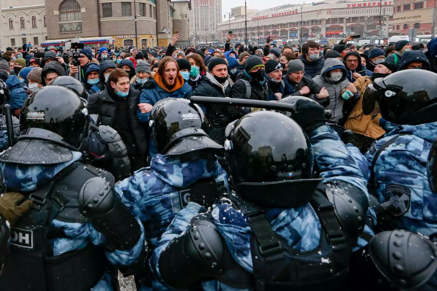 Nawalny-Proteste in Russland