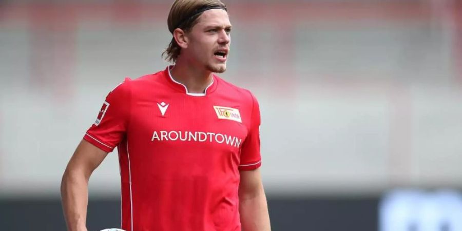 Reist mit Norwegens Nationalmannschaft nach Österreich: Julian Ryerson von Union Berlin. Foto: Andreas Gora/dpa