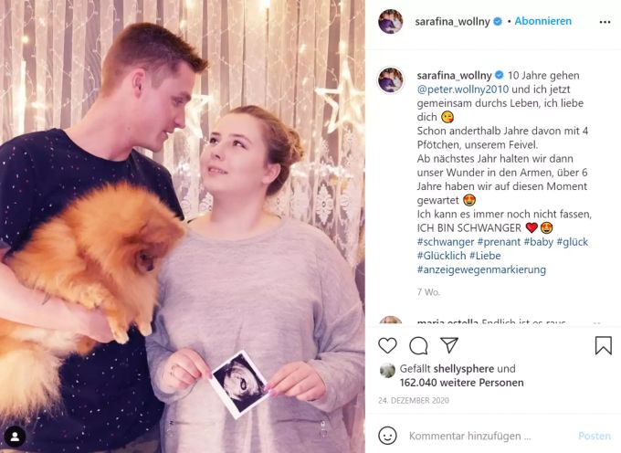 Nach sechs Jahren hat es endlich geklappt! Serafina Wollny ist schwanger. Serafina Wollny