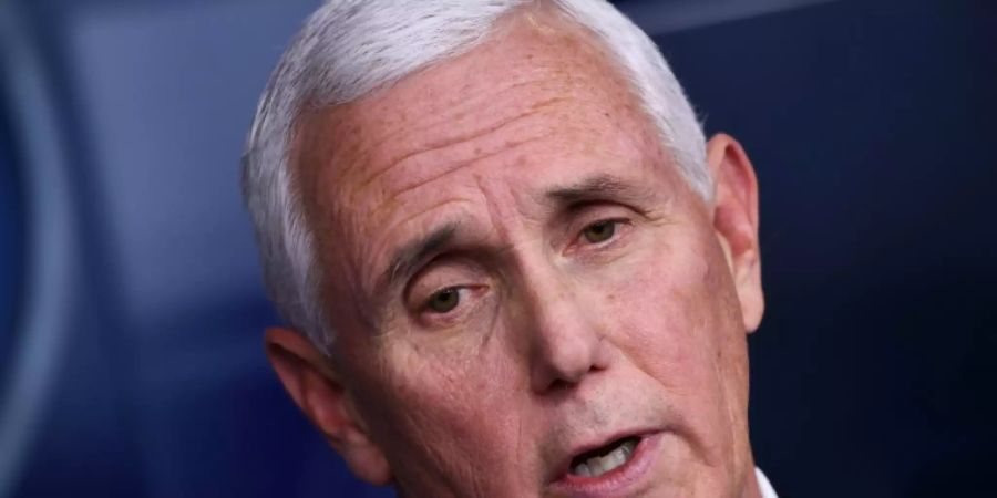 US-Vizepräsident Pence soll öffentlich geimpft werden.