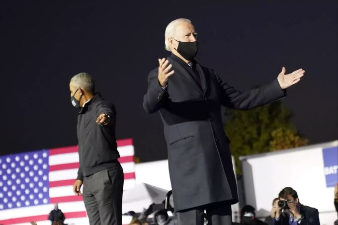 Barack Obama macht zurzeit mächtig Werbung für die Wahl seines früheren Vizes Joe Biden. Election 2020 Biden