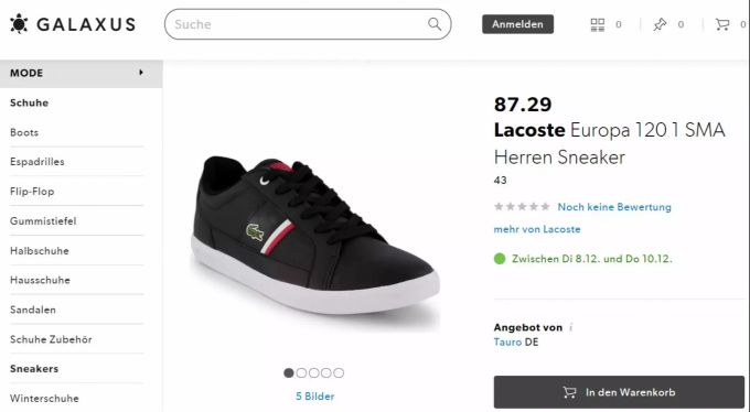 Lacoste Europa