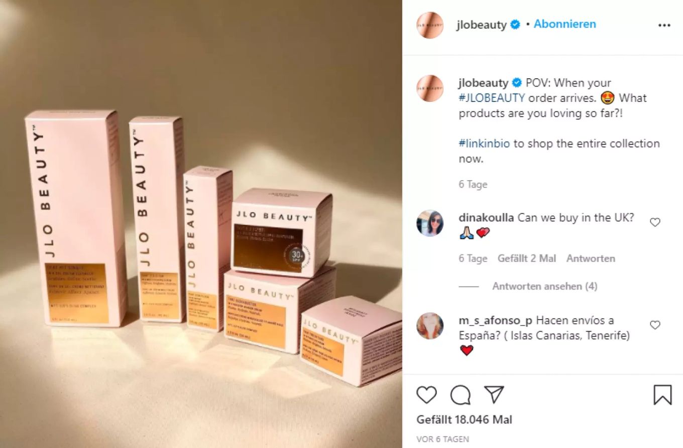 Jennifer Lopez: JLo Beauty will expandieren