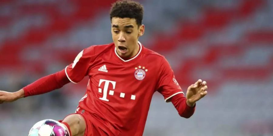 Der DFB umwirbt Jamal Musiala. Foto: Matthias Schrader/AP-Pool/dpa