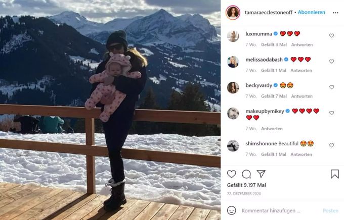 Tamara Ecclestone in der Schweiz. ecclestone