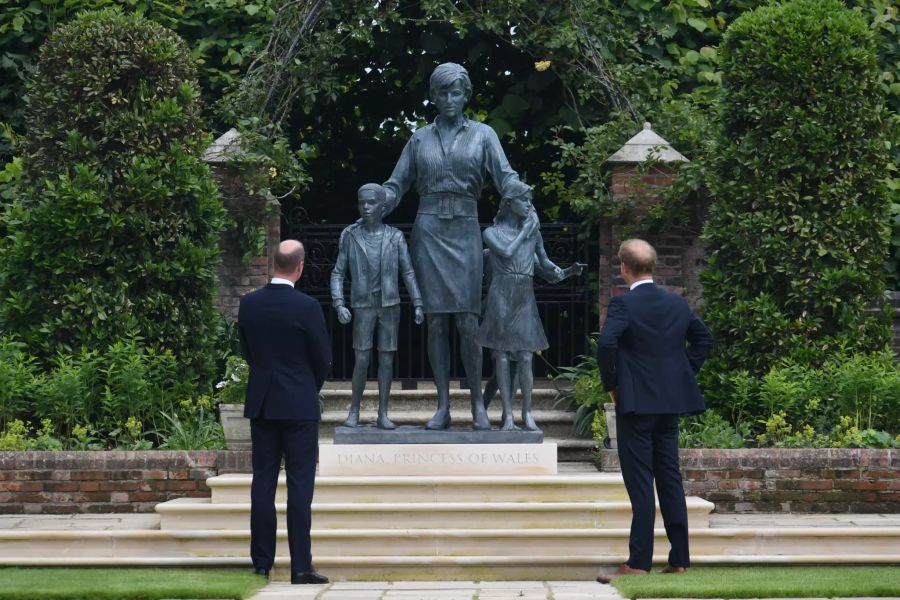 Die Statue der Prinzessin im «Sunken Garden» im Kensington-Palast.