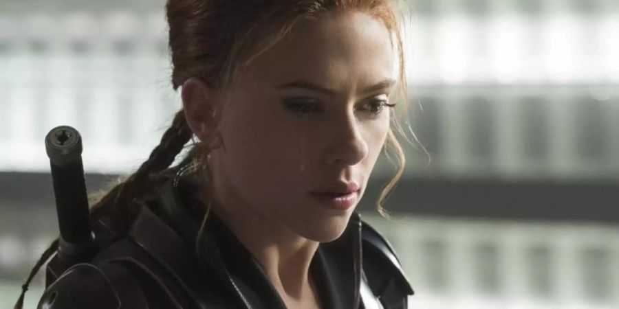 Scarlett Johansson als Natasha Romanoff in einer Szene des Films "Black Widow". Foto: Jay Maidment/Marvel Studios/dpa