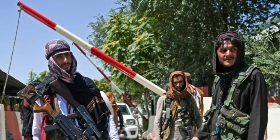 Taliban-Kämpfer in Kabul