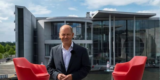 SPD-Kanzlerkandidat Olaf Scholz Sozialdemokratische Partei Deutschlands