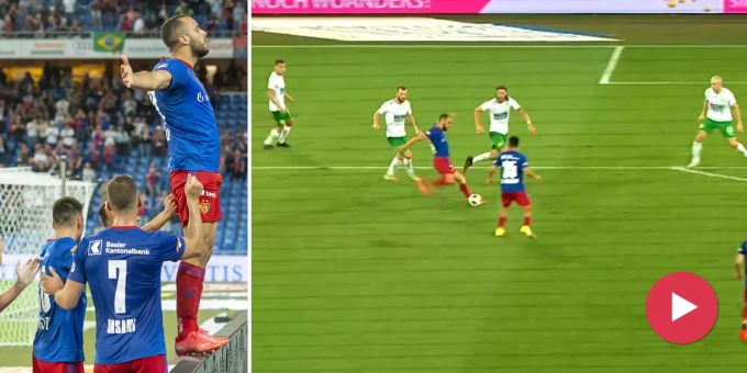 Dreierpack-Held - Mit diesem Hammer schiesst Cabral den FCB ins Glück