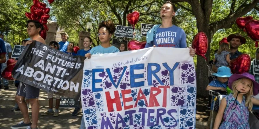 Abtreibungsgegner im texanischen Austin