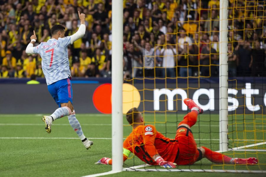 Er erzielt an diesem Champions-League-Abend das einzige Tor für Manchester United.