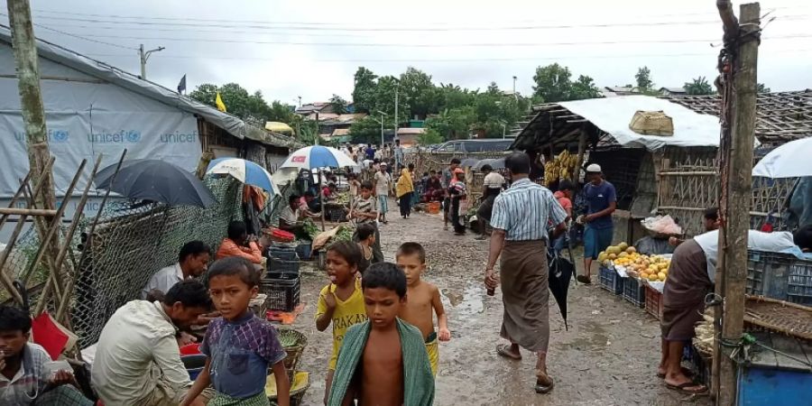 Kinder im Kutupalong-Flüchtlingslager in Bangladesch