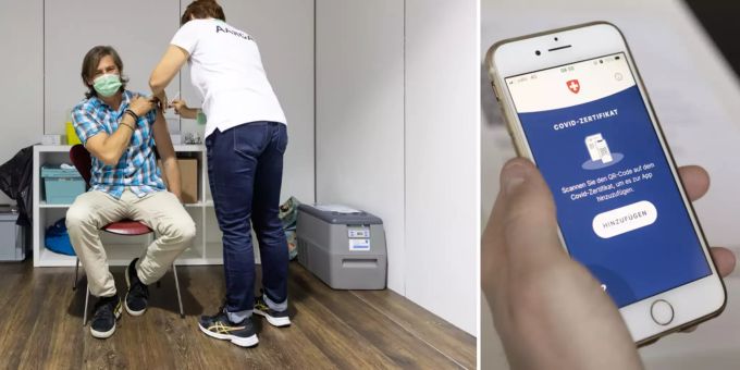 Coronaimpfung und -zertifikat. Impfprämie