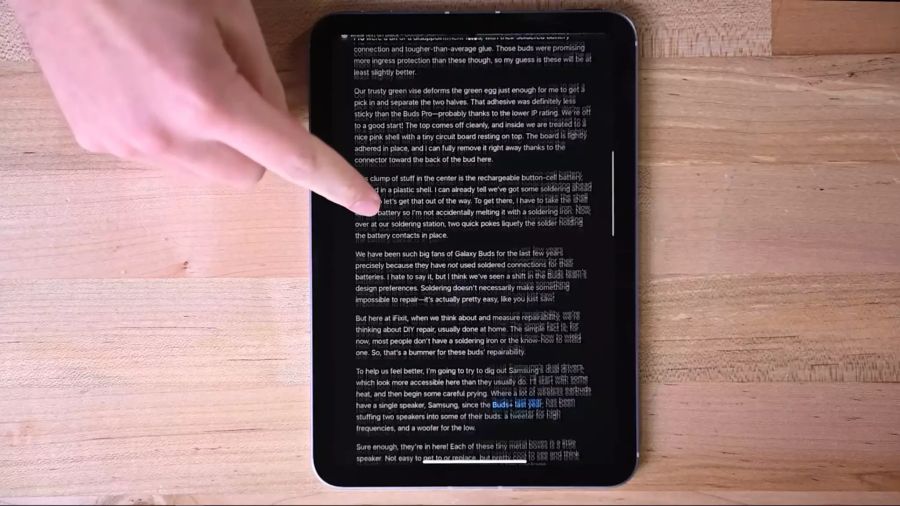 iPad mini Jelly Scroll