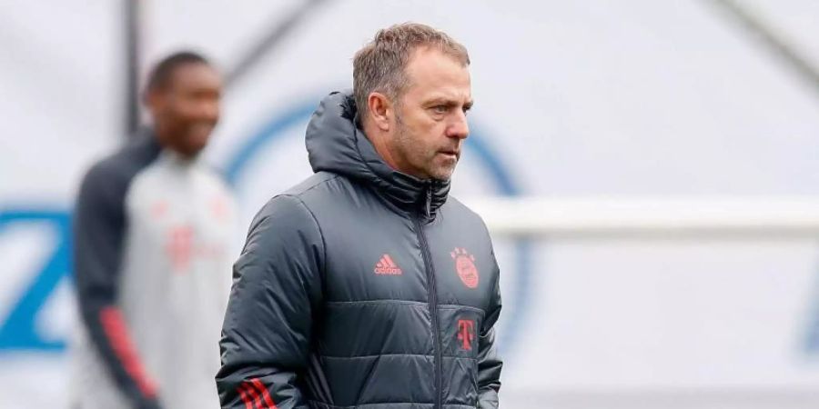 Kann mit Bayern den vorzeitigen Achtelfinal-Einzug perfekt machen: Trainer Hansi Flick. Foto: --/FC Bayern München/FCB/dpa