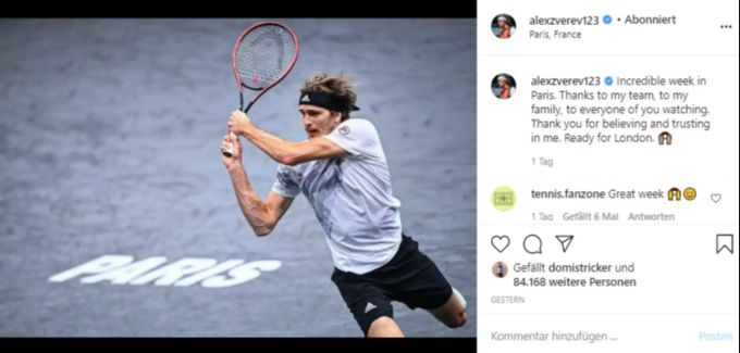 Nächster Halt: London. Alexander Zverev spielt dort an den ATP Finals. Alexander Zverev