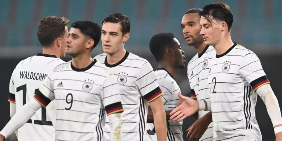 Das DFB-Team setzte sich gegen Tschechien durch. Foto: Robert Michael/dpa-Zentralbild/dpa