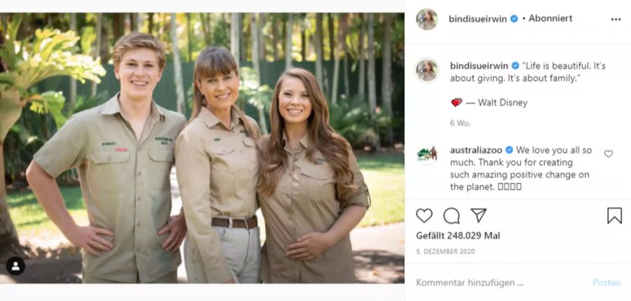 bindi sue irwin