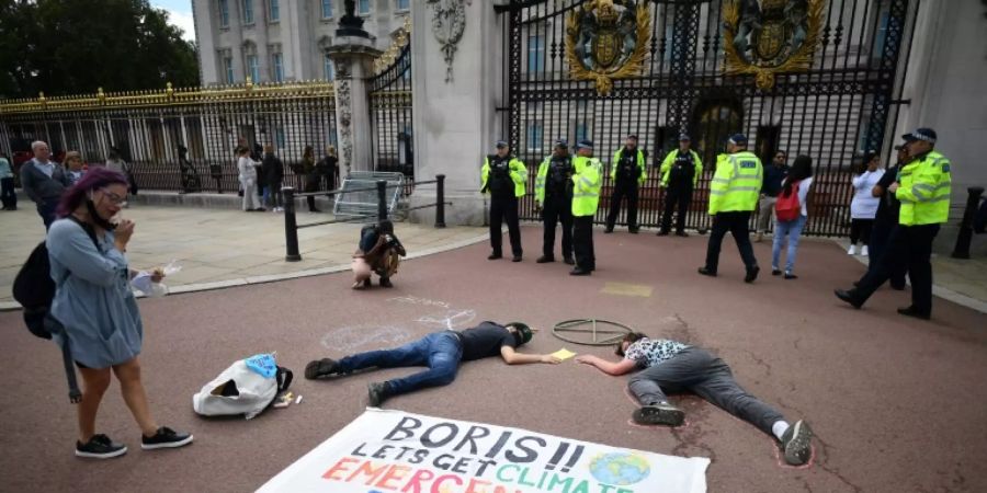 Klimaproteste in London