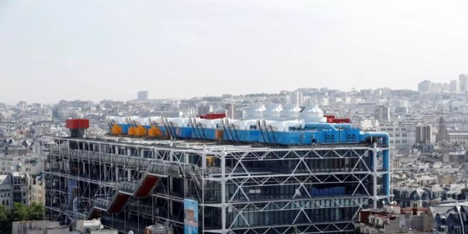 Das Pariser Centre Pompidou Das Pariser Centre Pompidou