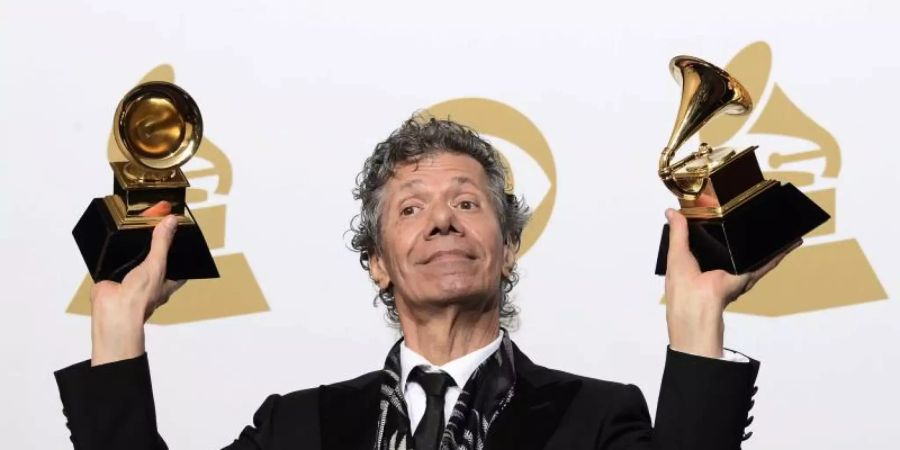 Chick Corea bei der Grammy Verleihung 2015. Insgesamt gwann er 23 Grammys. Foto: Paul Buck/EPA/dpa