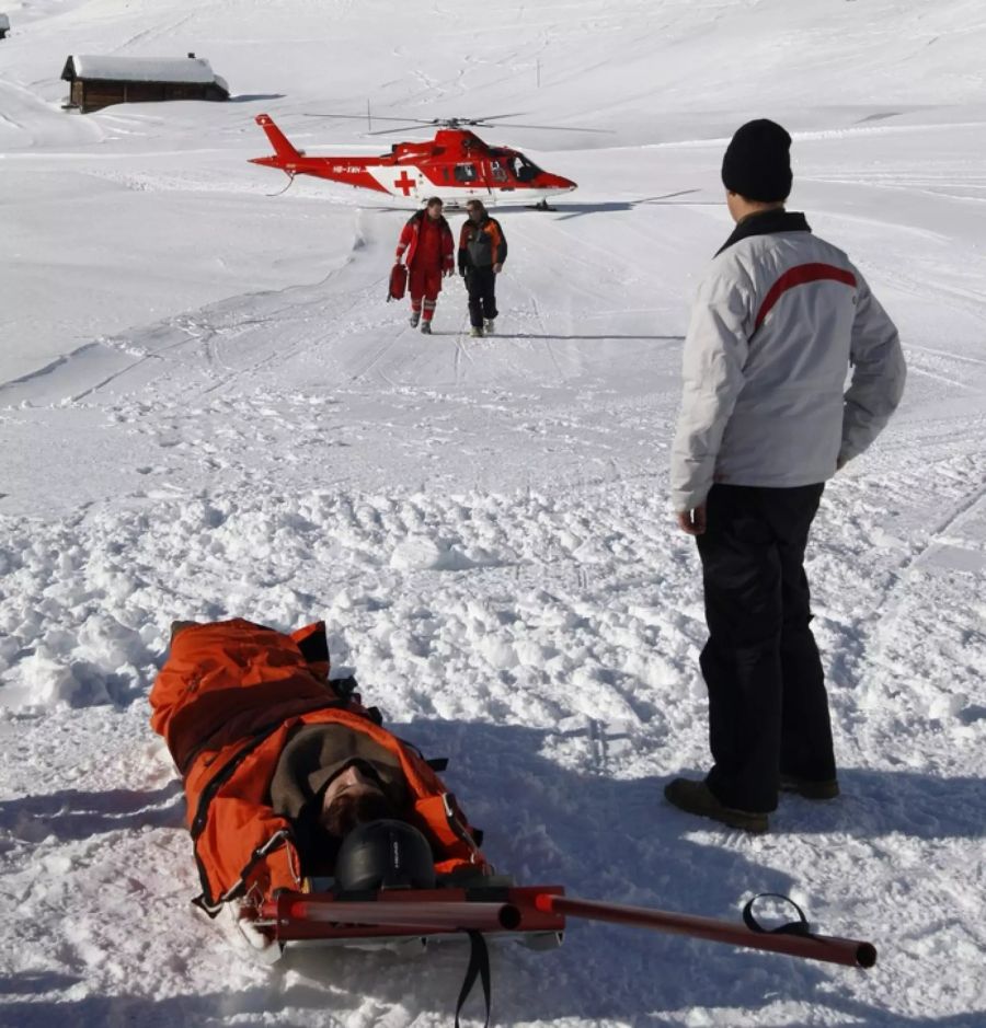 Spitäler Kapazität Skigebiete Rega