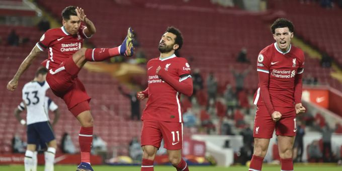 Liverpool jubelt über den Sieg im Knüller gegen Tottenham. liverpool