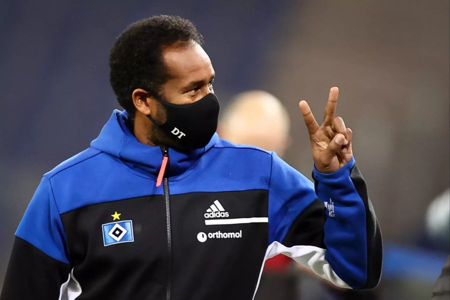 HSV-Trainer Daniel Thioune gibt sich vor der Partie zuversichtlich.