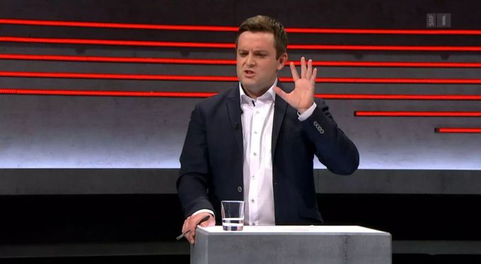 SP-Nationalrat Jon Pult enervierte sich in der «Arena» über den in der Schweiz herrschenden «fiskalischen Konservativismus». Coronavirus «Arena» Schweiz Pult