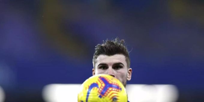 Hat seine Torflaute beendet: Chelseas Timo Werner. Foto: Adrian Dennis/Pool AFP/AP/dpa Hat seine Torflaute beendet: Chelseas Timo Werner. Foto: Adrian Dennis/Pool AFP/AP/dpa