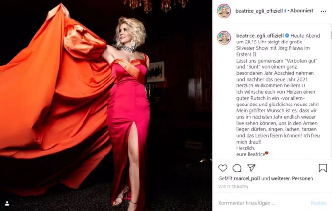 Auch gestern Abend im TV zeigte sich Beatrice Egli mega zurechtgemacht. Natur pur? Gibt's wohl erstmal nicht in der Öffentlichkeit. Beatrice Egli