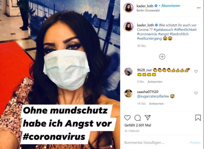Schon vor ihrer Ansteckung hatte Kader Loth Angst, ging nur mit Maske aus dem Haus. coronavirus