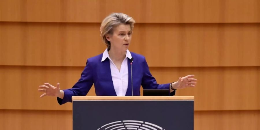 Von der Leyen im EU-Parlament