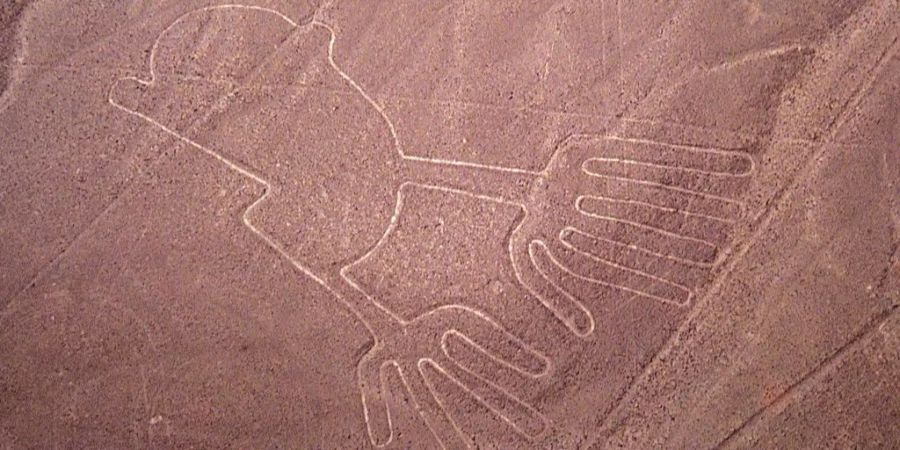 Das Bild «Hände» der Nazca-Linien.