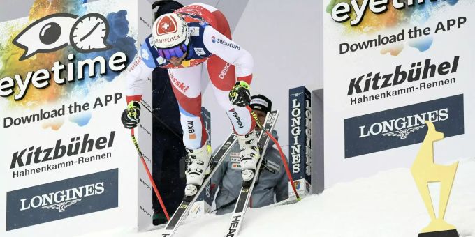 Kitzbühel - Feuz mit grossem Rückstand im Abschlusstraining