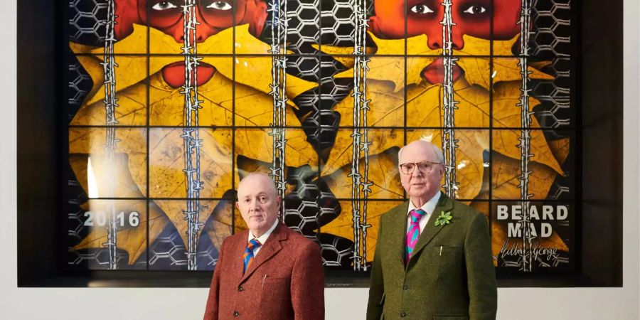 Das Künstlerduo Gilbert & George.