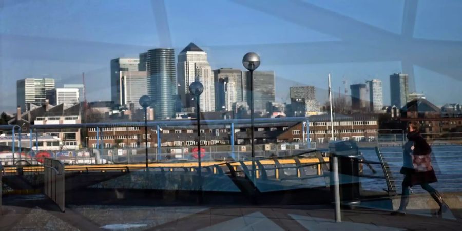 Das Finanzdistrikt Londons.